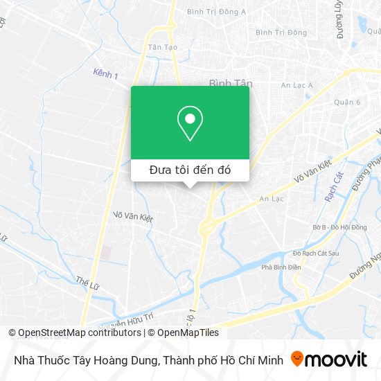 Bản đồ Nhà Thuốc Tây Hoàng Dung