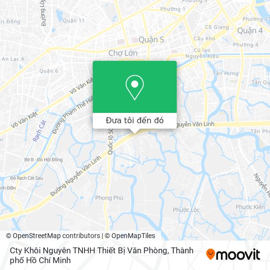 Bản đồ Cty Khôi Nguyên TNHH Thiết Bị Văn Phòng