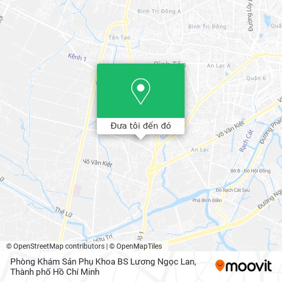 Bản đồ Phòng Khám Sản Phụ Khoa BS Lương Ngọc Lan