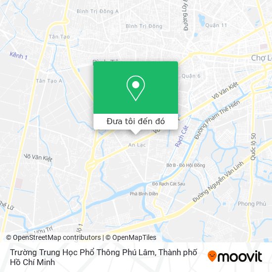Bản đồ Trường Trung Học Phổ Thông Phú Lâm