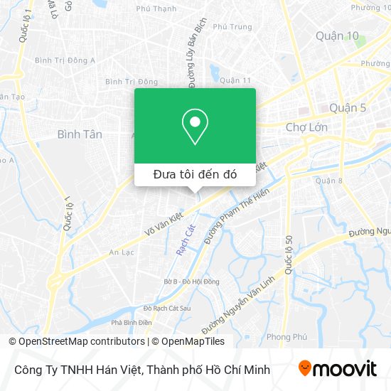 Bản đồ Công Ty TNHH Hán Việt