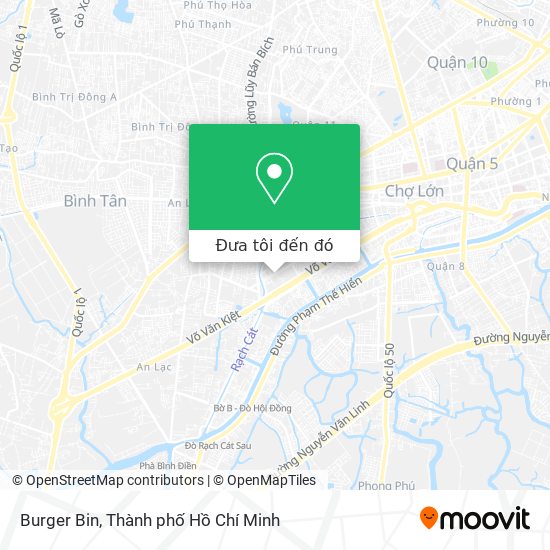 Bản đồ Burger Bin