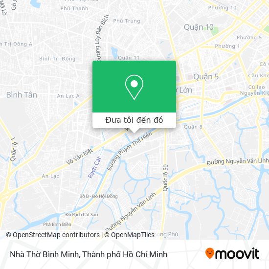 Bản đồ Nhà Thờ Bình Minh