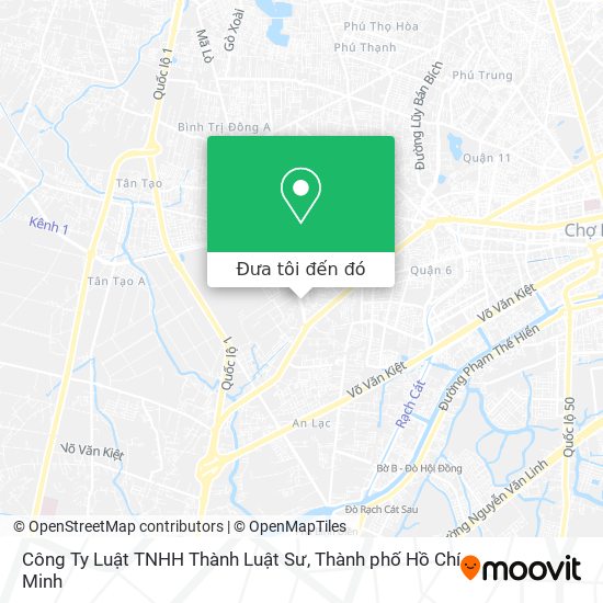 Bản đồ Công Ty Luật TNHH Thành Luật Sư