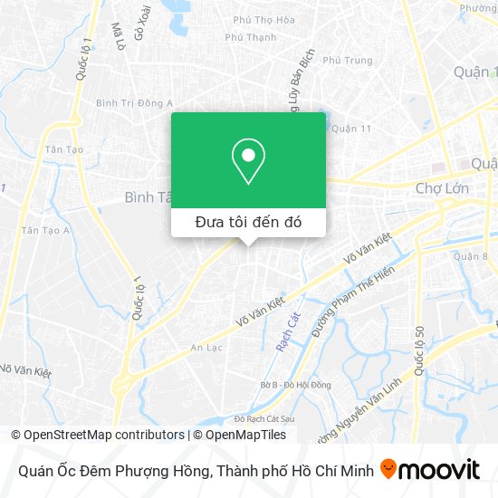 Bản đồ Quán Ốc Đêm Phượng Hồng