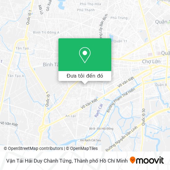 Bản đồ Vận Tải Hải Duy Chành Tửng