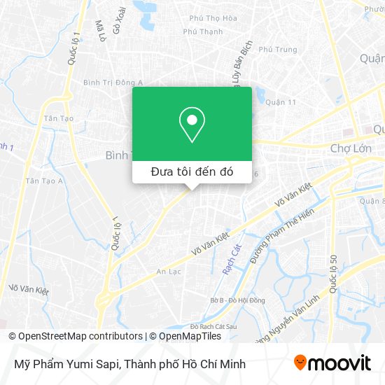 Bản đồ Mỹ Phẩm Yumi Sapi