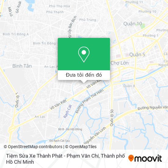 Bản đồ Tiệm Sửa Xe Thành Phát - Phạm Văn Chí