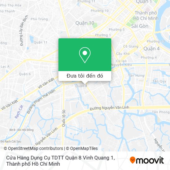 Bản đồ Cửa Hàng Dụng Cụ TDTT Quận 8 Vinh Quang 1