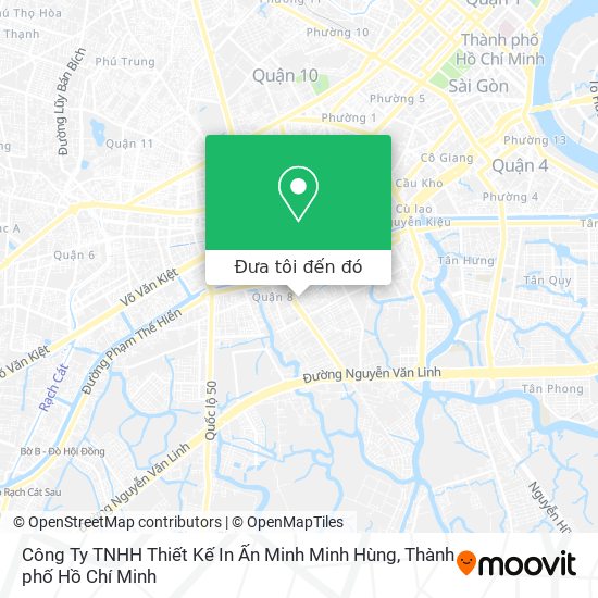 Bản đồ Công Ty TNHH Thiết Kế In Ấn Minh Minh Hùng