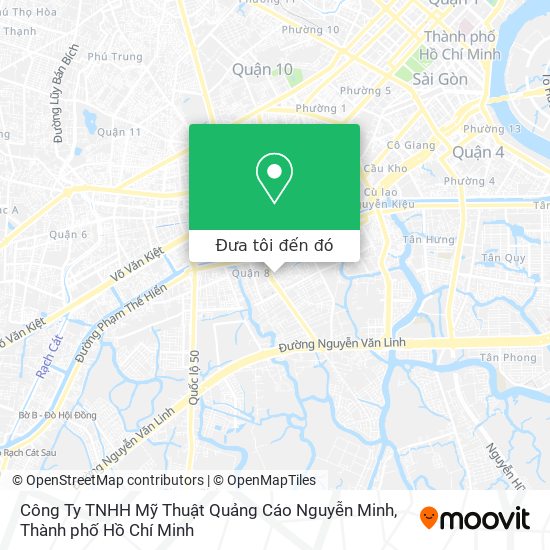 Bản đồ Công Ty TNHH Mỹ Thuật Quảng Cáo Nguyễn Minh