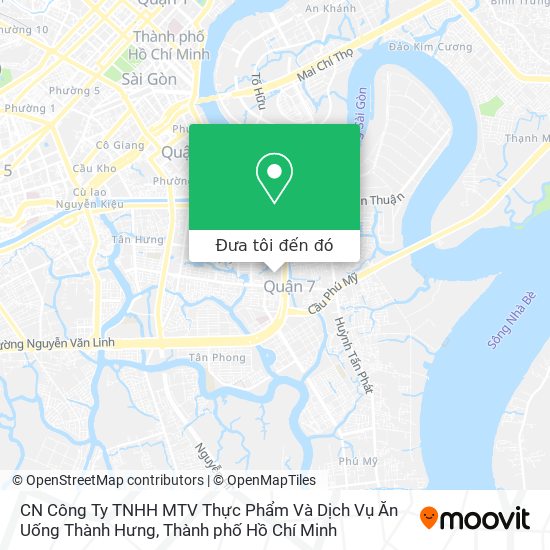 Bản đồ CN Công Ty TNHH MTV Thực Phẩm Và Dịch Vụ Ăn Uống Thành Hưng