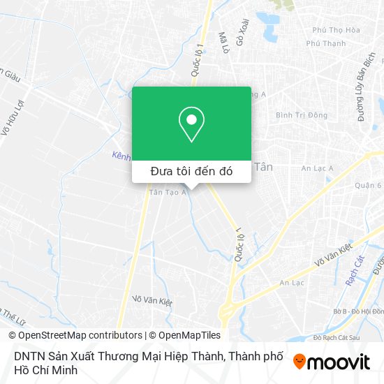 Bản đồ DNTN Sản Xuất Thương Mại Hiệp Thành
