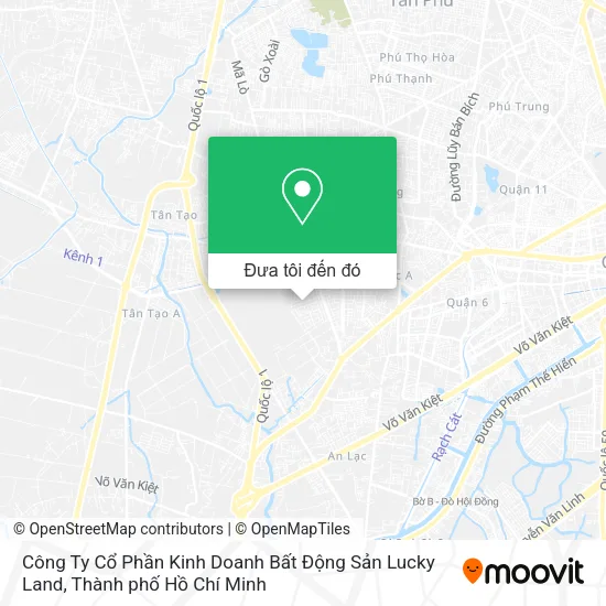 Bản đồ Công Ty Cổ Phần Kinh Doanh Bất Động Sản Lucky Land