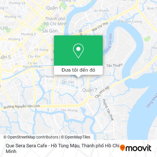Bản đồ Que Sera Sera Cafe - Hồ Tùng Mậu