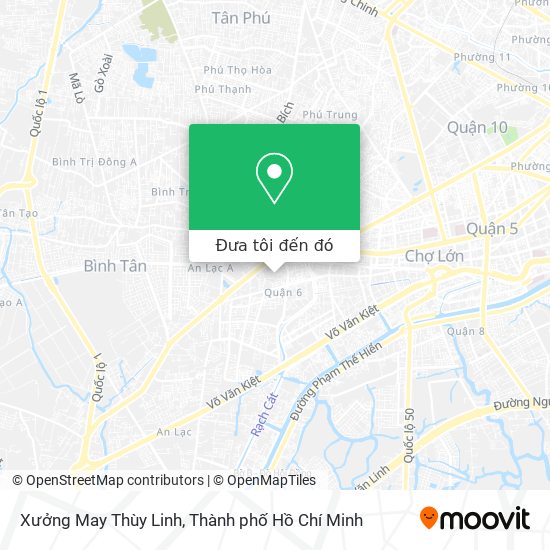 Bản đồ Xưởng May Thùy Linh