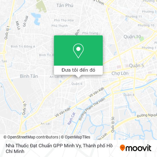 Bản đồ Nhà Thuốc Đạt Chuẩn GPP Minh Vy
