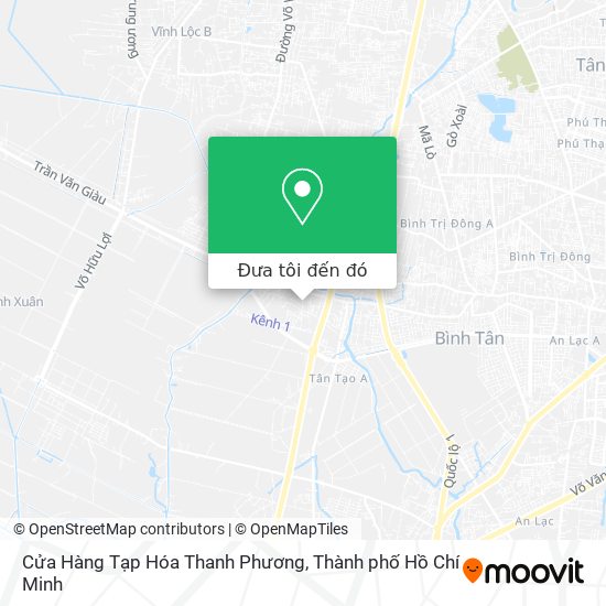 Bản đồ Cửa Hàng Tạp Hóa Thanh Phương