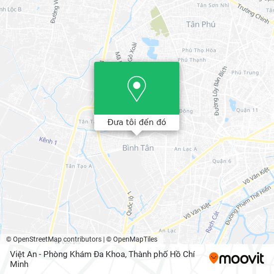 Bản đồ Việt An - Phòng Khám Đa Khoa