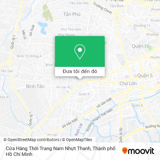 Bản đồ Cửa Hàng Thời Trang Nam Nhựt Thanh