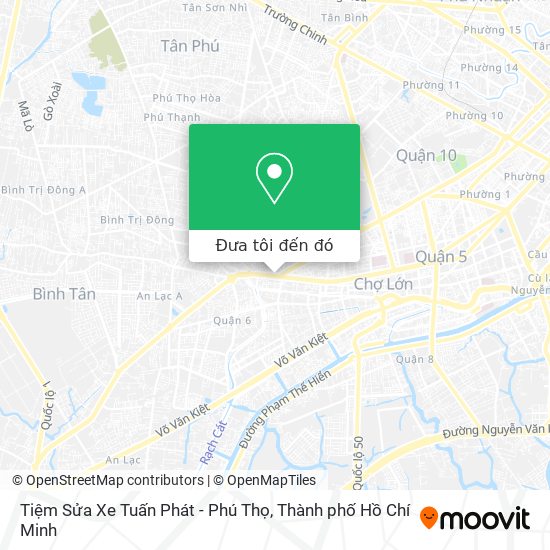 Bản đồ Tiệm Sửa Xe Tuấn Phát - Phú Thọ