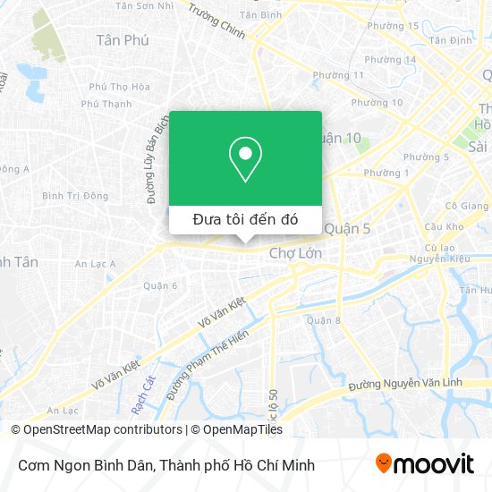 Bản đồ Cơm Ngon Bình Dân