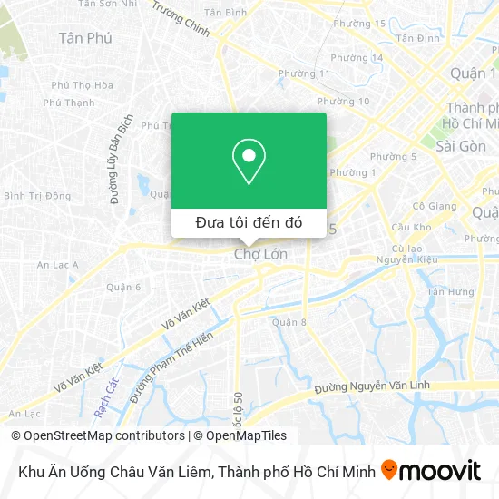 Bản đồ Khu Ăn Uống Châu Văn Liêm