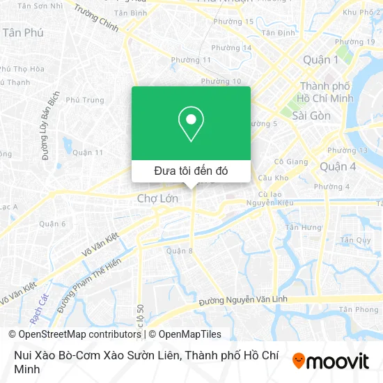Bản đồ Nui Xào Bò-Cơm Xào Sườn Liên