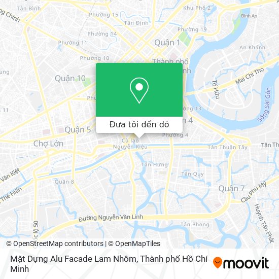 Bản đồ Mặt Dựng Alu Facade Lam Nhôm