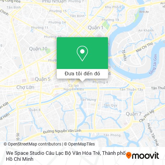 Bản đồ We Space Studio Câu Lạc Bộ Văn Hóa Trẻ