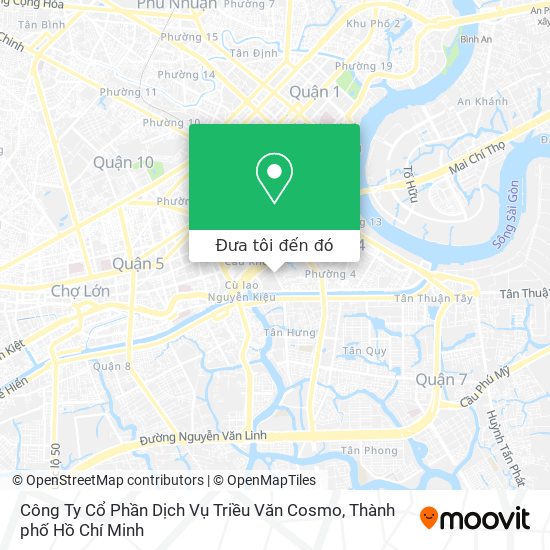 Bản đồ Công Ty Cổ Phần Dịch Vụ Triều Văn Cosmo