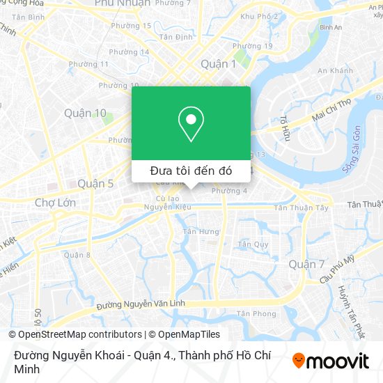 Bản đồ Đường Nguyễn Khoái - Quận 4.