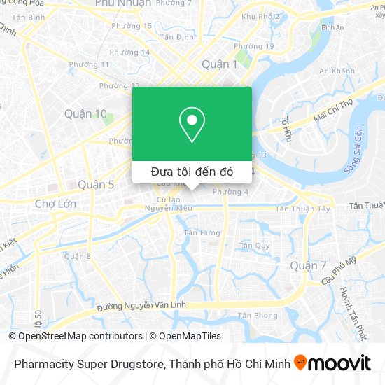 Bản đồ Pharmacity Super Drugstore