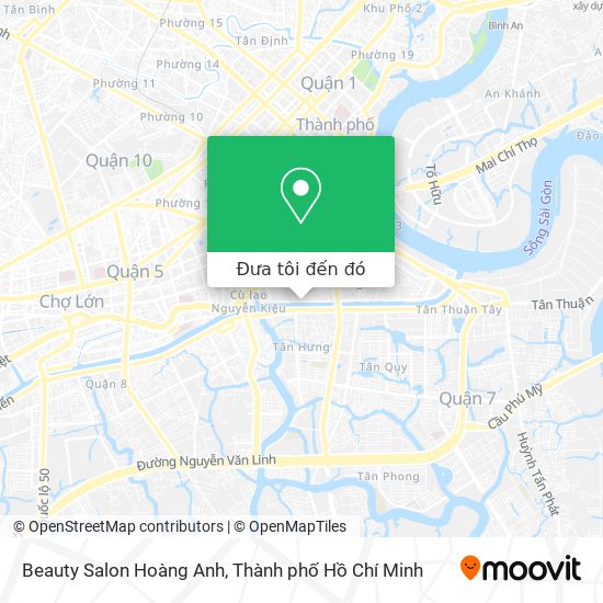 Bản đồ Beauty Salon Hoàng Anh