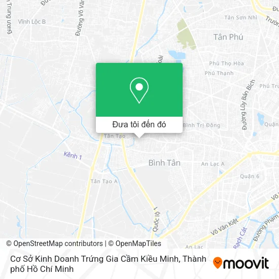 Bản đồ Cơ Sở Kinh Doanh Trứng Gia Cầm Kiều Minh