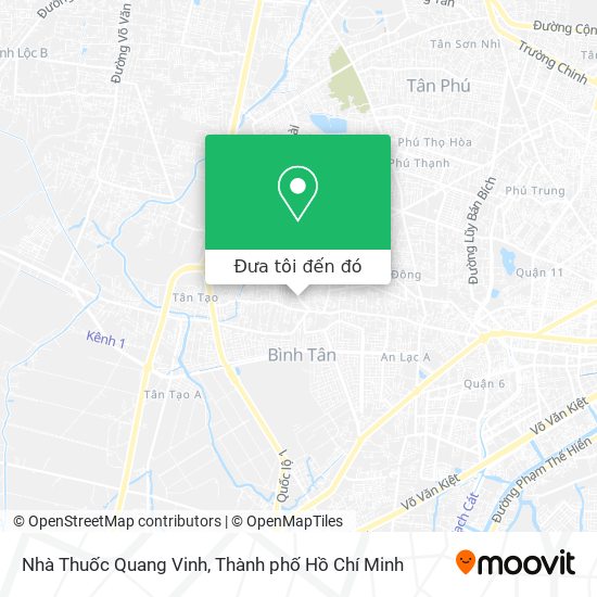 Bản đồ Nhà Thuốc Quang Vinh