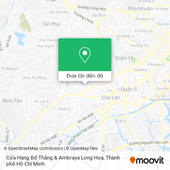 Bản đồ Cửa Hàng Bố Thắng & Ambraya Long Hoa