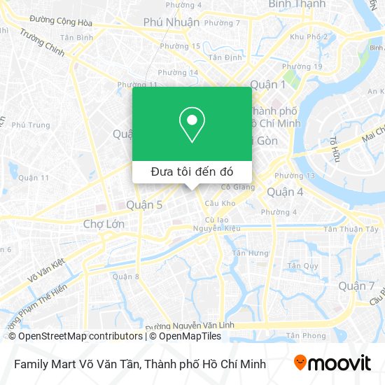 Bản đồ Family Mart Võ Văn Tần