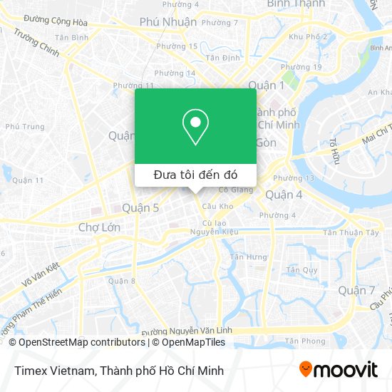 Bản đồ Timex Vietnam