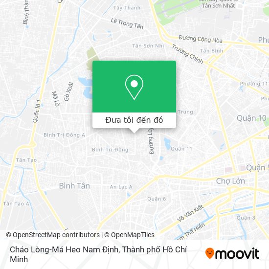 Bản đồ Cháo Lòng-Má Heo Nam Định