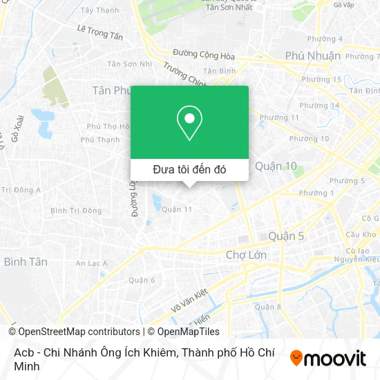 Bản đồ Acb - Chi Nhánh Ông Ích Khiêm