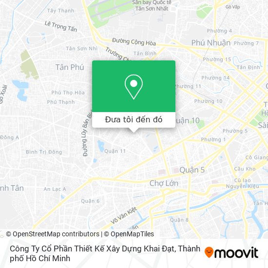 Bản đồ Công Ty Cổ Phần Thiết Kế Xây Dựng Khai Đạt