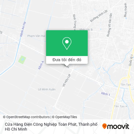 Bản đồ Cửa Hàng Điện Công Nghiệp Toàn Phát
