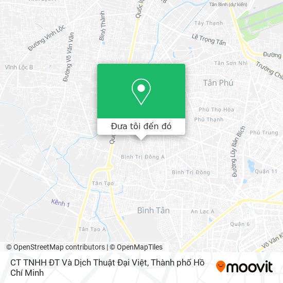 Bản đồ CT TNHH ĐT Và Dịch Thuật Đại Việt