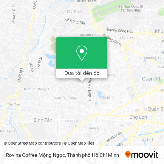 Bản đồ Rovina Coffee Mộng Ngọc
