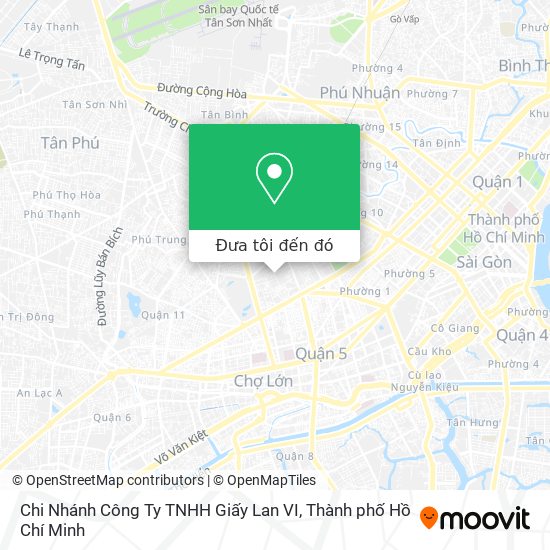 Bản đồ Chi Nhánh Công Ty TNHH Giấy Lan VI