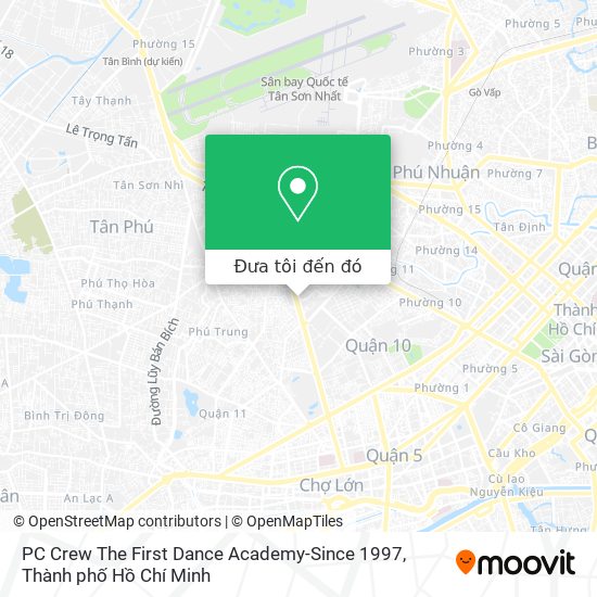 Bản đồ PC Crew The First Dance Academy-Since 1997