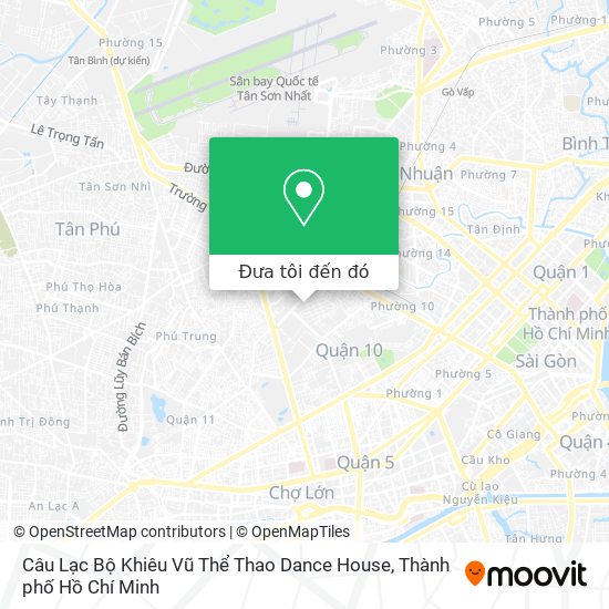 Bản đồ Câu Lạc Bộ Khiêu Vũ Thể Thao Dance House