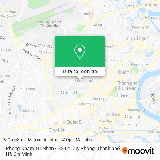 Bản đồ Phòng Khám Tư Nhân - BS Lê Duy Phong