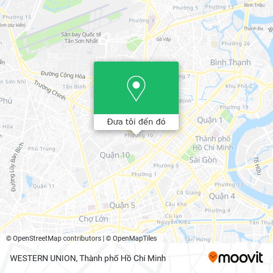 Bản đồ WESTERN UNION